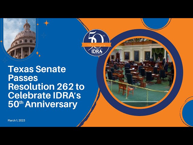 Texas Senate Recognizes IDRA's 50 Years of Work for Education Equity