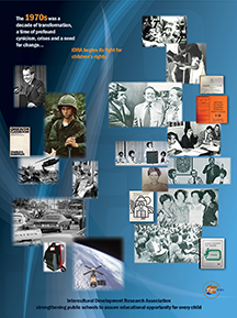IDRA Anniversary - Across the Decades - 1970s poster