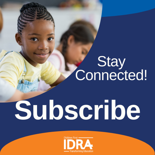 image of a student and the text stay connected subscripbe